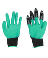 Hand Claw ABS Plastic Garden Rubber Gloves