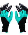 Hand Claw ABS Plastic Garden Rubber Gloves