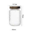 Glass Airtight Canister with Wood Lid