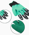 Hand Claw ABS Plastic Garden Rubber Gloves