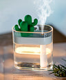 160ML Ultrasonic Air Humidifier Clear Cactus Color Light USB Essential Oil Diffuser Car Purifier Aroma Diffusor Anion Mist Maker